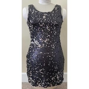 Moon Collection Los Angeles Mini Dress Sequin Med